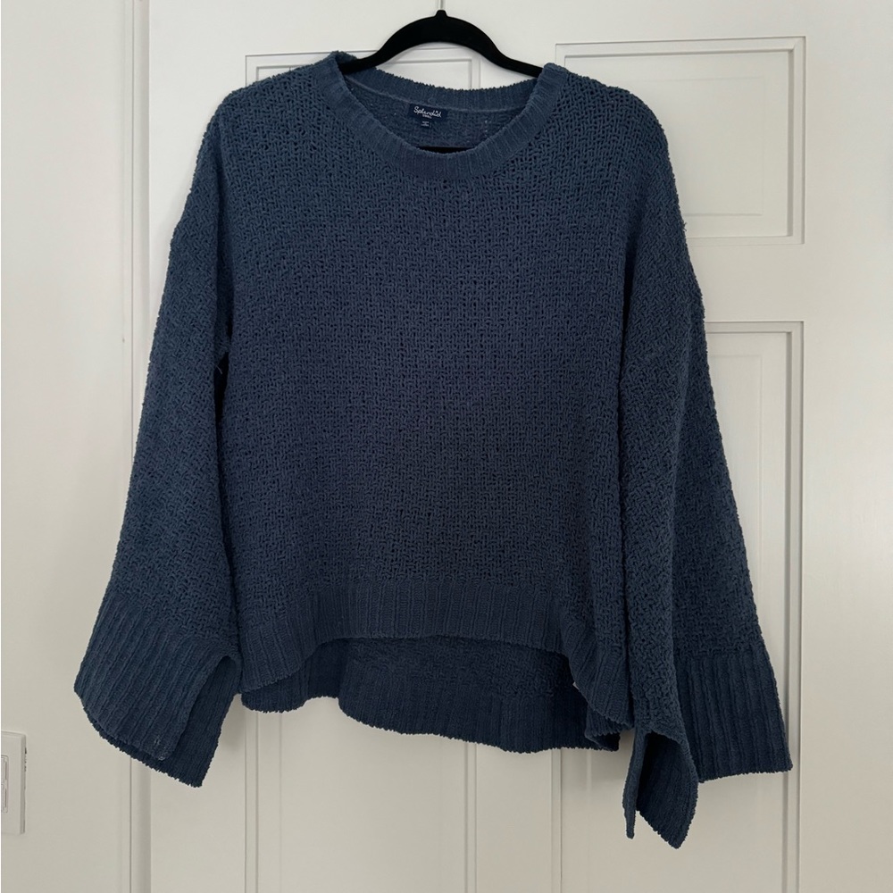 Splendid Bowie Sweater in Dusty Blue